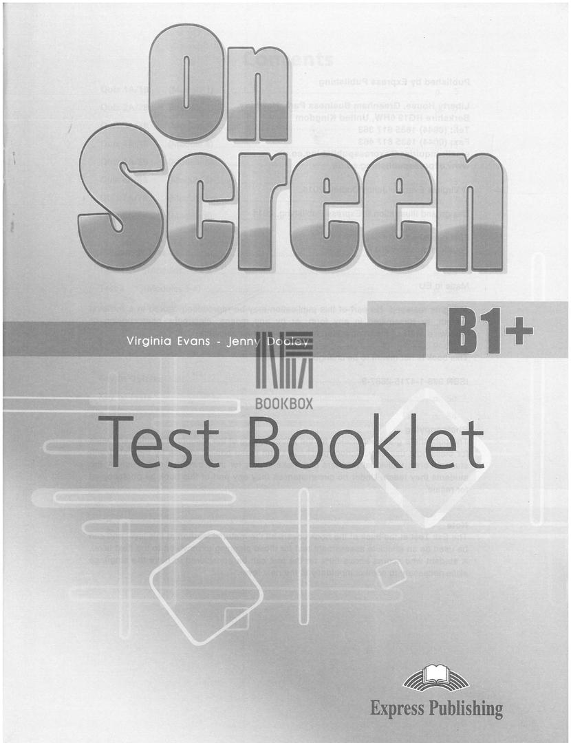 express-publishing-on-screen-b1-test-book-revised