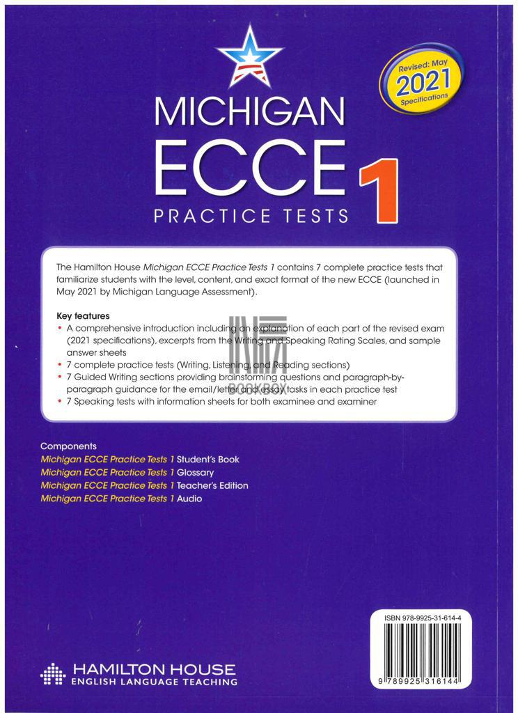 MICHIGAN ECCE B2 PRACTICE TESTS 1 STUDENT'S BOOK 2021 FORMAT